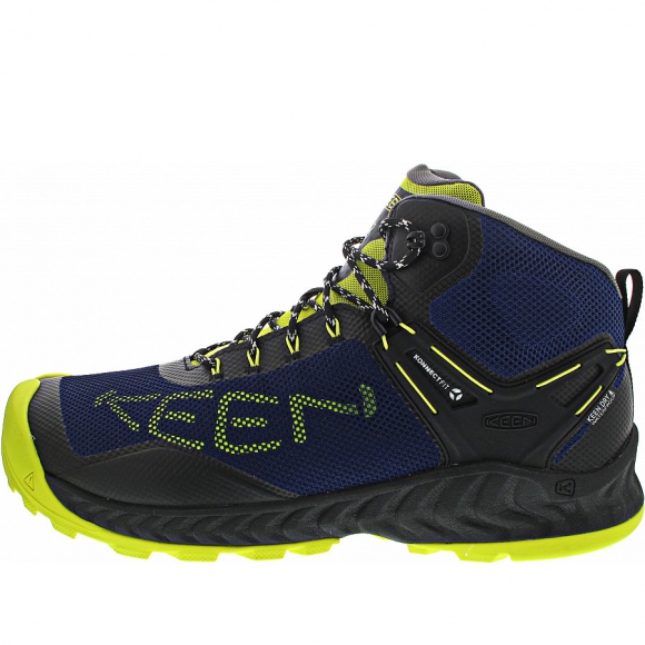 KEEN Nxis Evo Mid WP Wanderstiefel in black-evening primrose