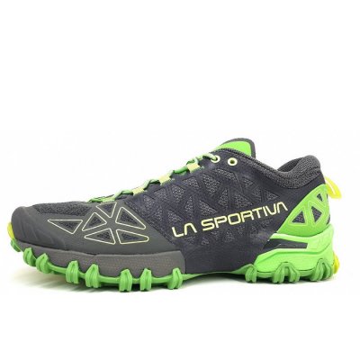 La Sportiva Bushido II Wanderschuh in metal/flash green La Sportiva Bushido II Wanderschuh in metal/flash green