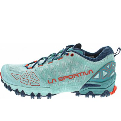 La Sportiva Bushido II Woman Wanderschuh in lagoon-cherry tomato La Sportiva Bushido II Woman Wanderschuh in lagoon-cherry tomato