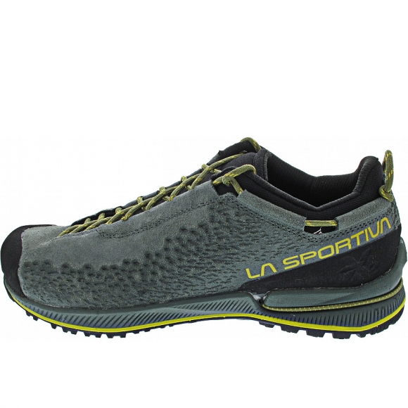 La Sportiva TX2 Evo Leather Wanderschuh in charcoal-moss