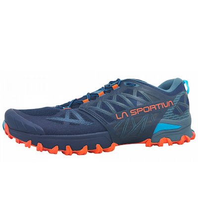 La Sportiva Bushido III Wanderschuh in Deep Sea/Cherry Tomate