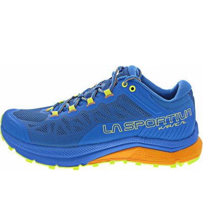 La Sportiva Karacal Wanderschuh in electric blue-citrus