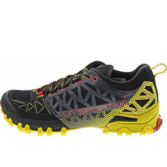 La Sportiva Bushido II GTX Wanderschuh in black-yellow