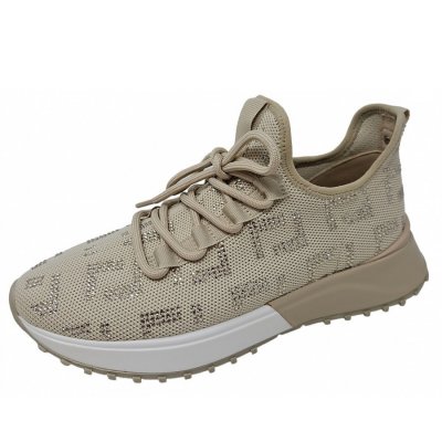 La Strada Sneaker in beige strass La Strada Sneaker in beige strass