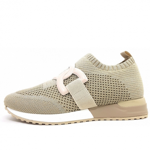 La Strada La Strada Slipper in 4522 Beige/ Silber