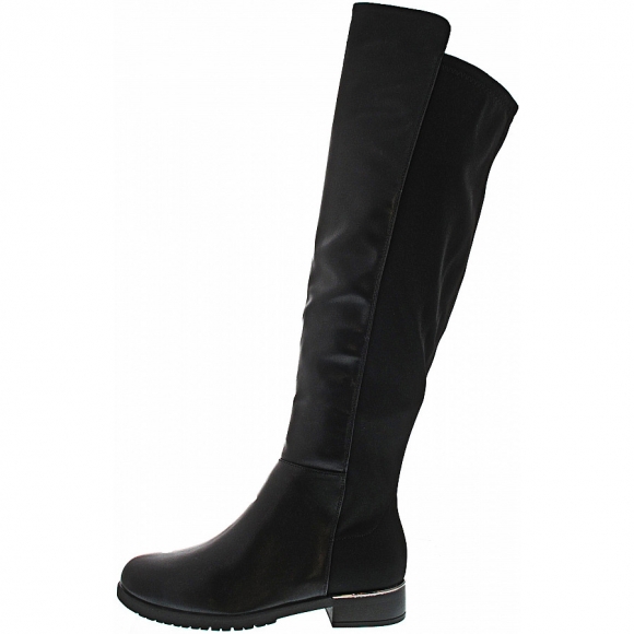 La Strada Schaftstiefel in black pu