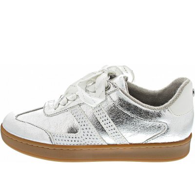 La Strada Sneaker in silver-wht-metallic comb