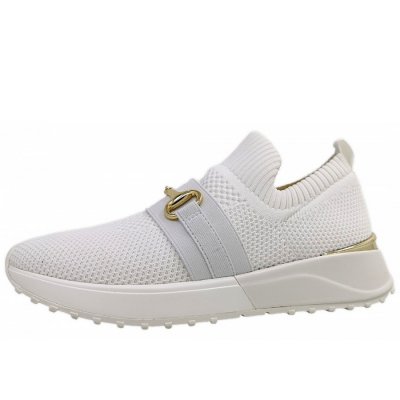 La Strada Slipper in white knitted La Strada Slipper in white knitted