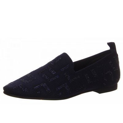 La Strada Slipper in dunkelblau La Strada Slipper in dunkelblau