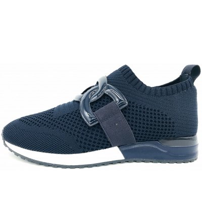 La Strada Slipper in dunkelblau
