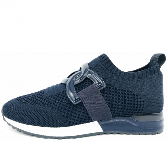 La Strada Slipper in dunkelblau