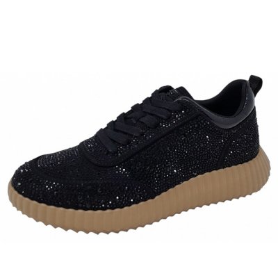 La Strada Sneaker in black mit Steinchen
