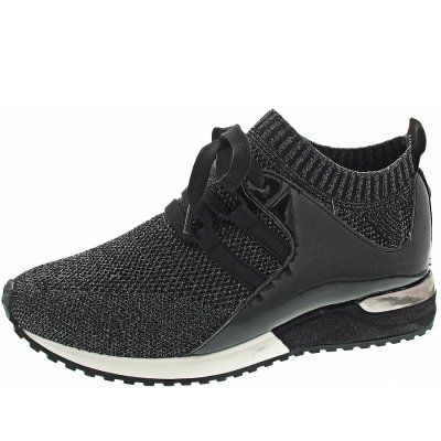 La Strada Sneaker low in black knitted La Strada Sneaker low in black knitted