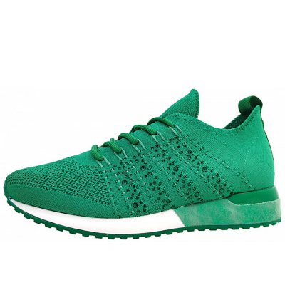 La Strada Schnürer in green/stones 4573