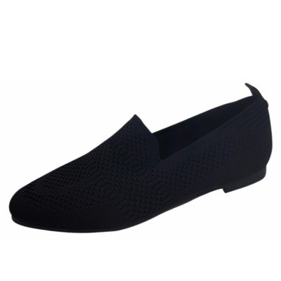 La Strada La Strada Slipper in black knitted