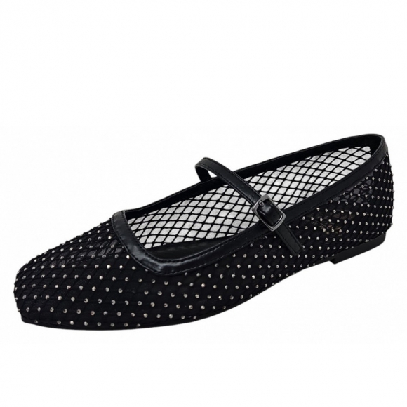 La Strada Spangenballerina in black