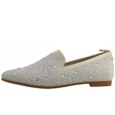 La Strada Slipper in beige/stones 4522