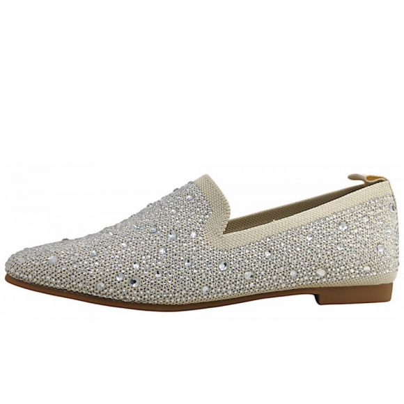 La Strada Slipper in beige/stones 4522