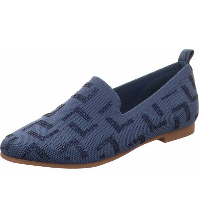 La Strada Slipper in blau
