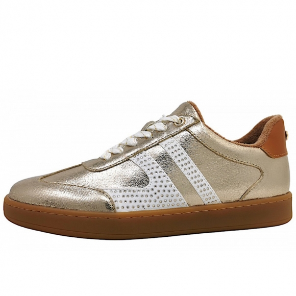 La Strada sportlicher Schnürer in Gold/White/Metallic