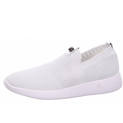La Strada Slipper in 4590 white silver