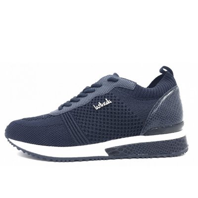 La Strada sportlicher Schnürer in 4560 blue