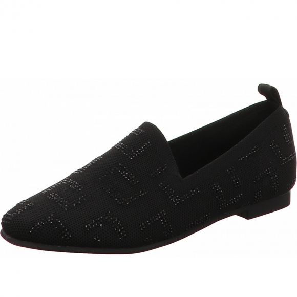 La Strada Slipper in schwarz