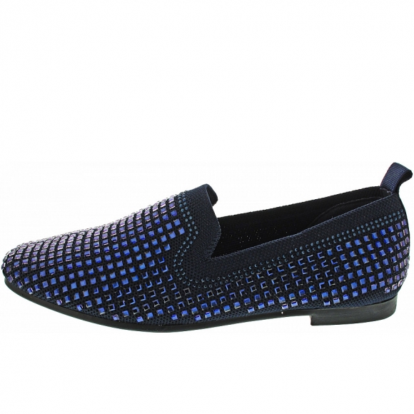 La Strada Slipper in blau