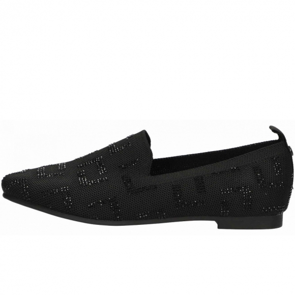 La Strada Slipper in schwarz