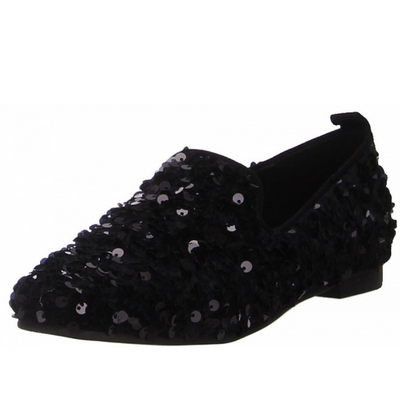 La Strada Slipper in schwarz