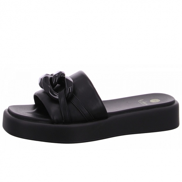 La Strada Pantolette in 1001 soft black