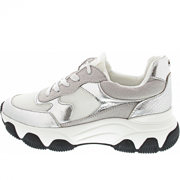 La Strada Schnürstiefelette in silver metallic