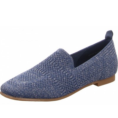 La Strada Slipper in blau