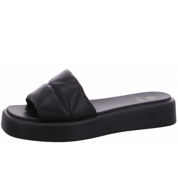 La Strada Pantolette in 1001 black