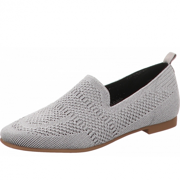La Strada Slipper in silber, platin