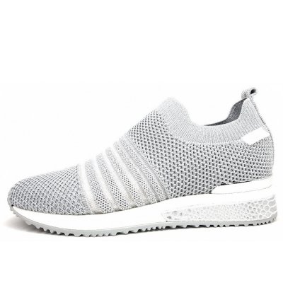 La Strada Slipper in silver