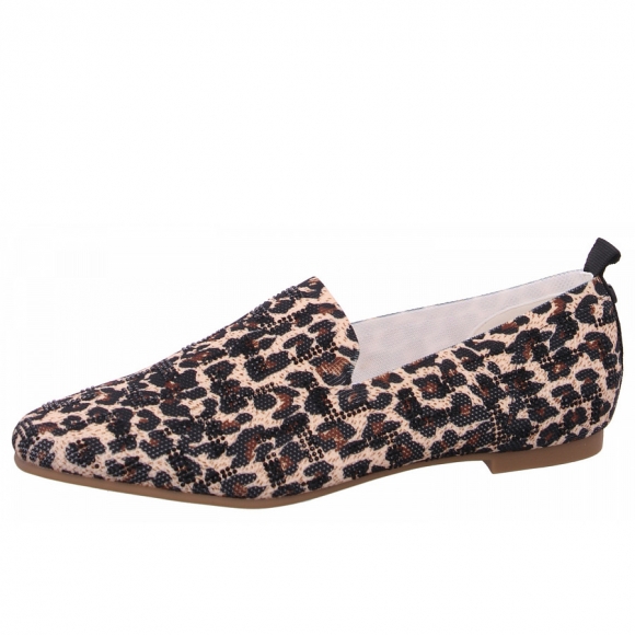 La Strada Slipper in 4591 beige leopard
