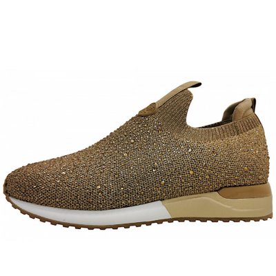 La Strada Slipper in gold/silver 4543