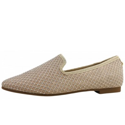 La Strada Slipper in lt. Gold + stones