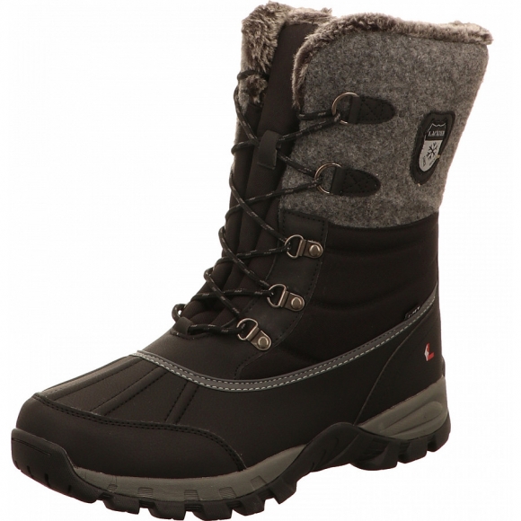 Lackner Stiefel in schwarz