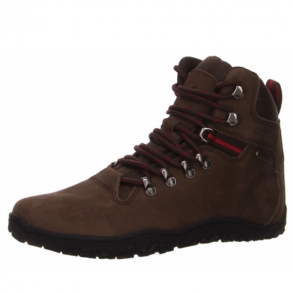 Lackner barfußschuh unisex Schnürer in braun