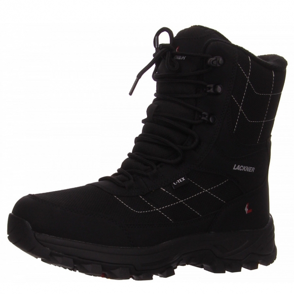 Lackner Stiefelette in schwarz