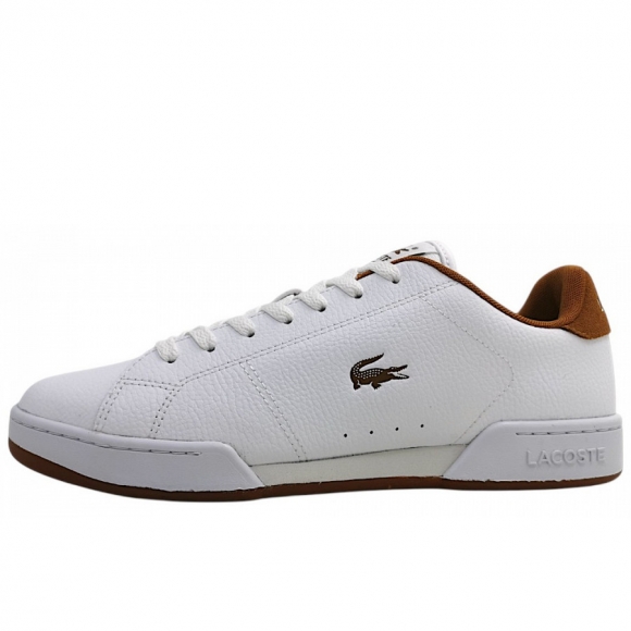 Lacoste Carnaby Cup Fallen Leaves Schnürer in White/Brown 385
