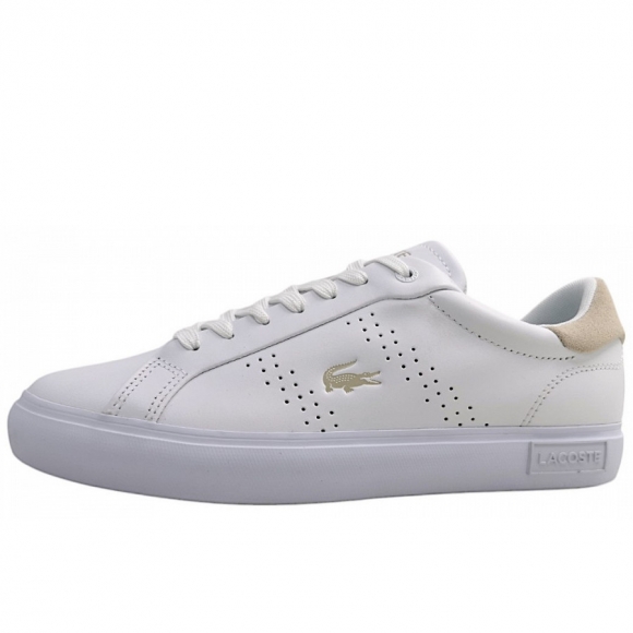 Lacoste Powercourt 2.0 Schnürer in white/offwhite 65T