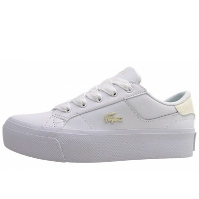 Lacoste Ziane Platform Animal sportlicher Schnürer in White/Offwhite 65T Lacoste Ziane Platform Animal sportlicher Schnürer in White/Offwhite 65T
