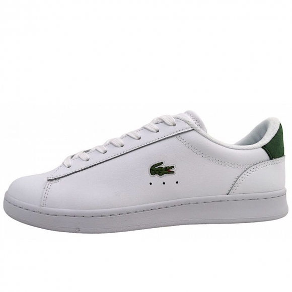 Lacoste Carnaby Platform Sneakers Schnürer in 1R5- White/Dark Green