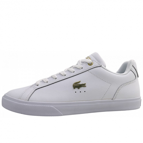 Lacoste Lerond Pro Sneakers sportlicher Schnürer in 216- White/Gold