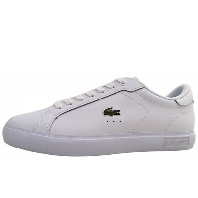Lacoste Powercourt 125 sportlicher Schnürer in WHT/WHT 21 G
