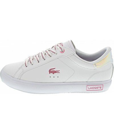 Lacoste Powercourt Leather Neochr Sneaker low in wht-wht Lacoste Powercourt Leather Neochr Sneaker low in wht-wht