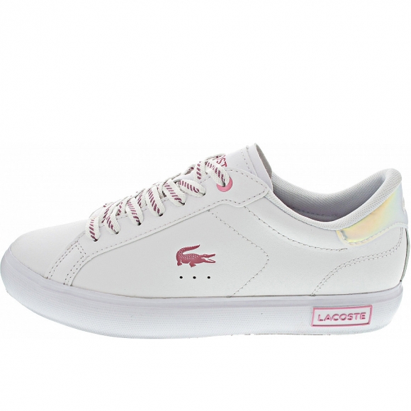 Lacoste Powercourt Leather Neochr Sneaker low in wht-wht